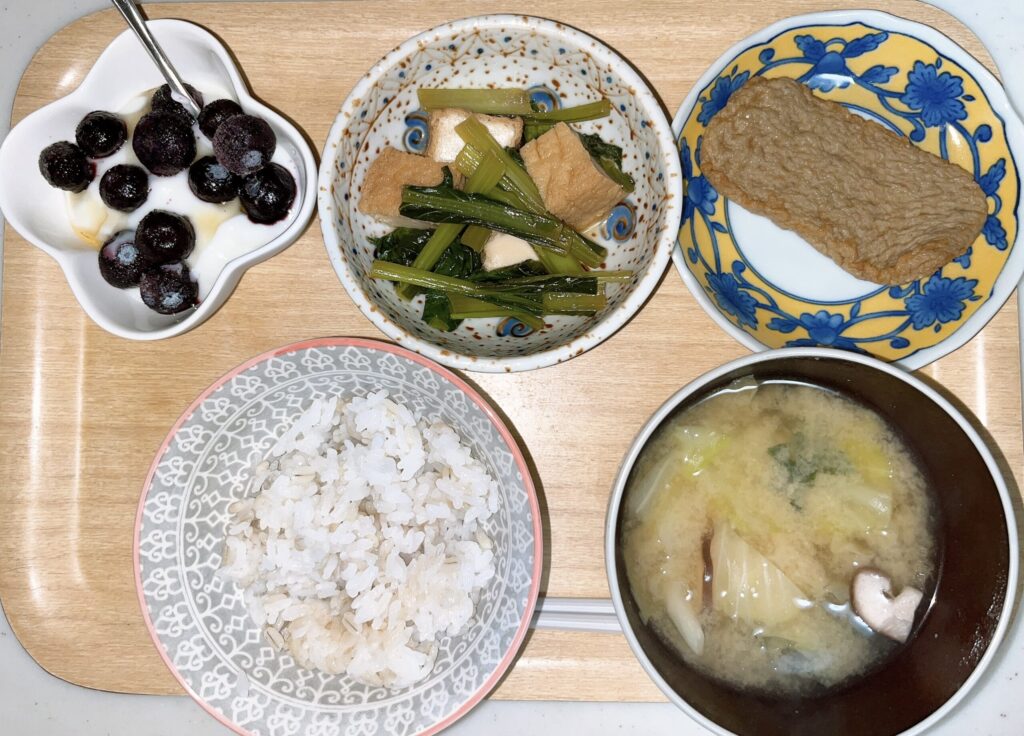 朝食メニューの写真